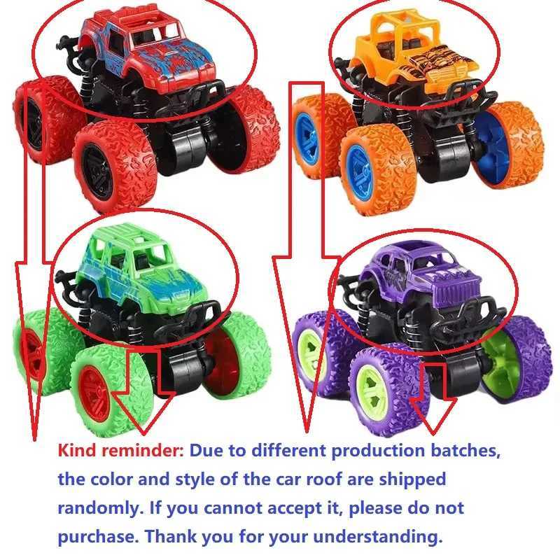 1PCS Kids Four-wheel Drive Inertial Shatter-Proof Model for children Boy Toy Car Simulation Off-road Boy Gift Railed/Motor Gift Y260319