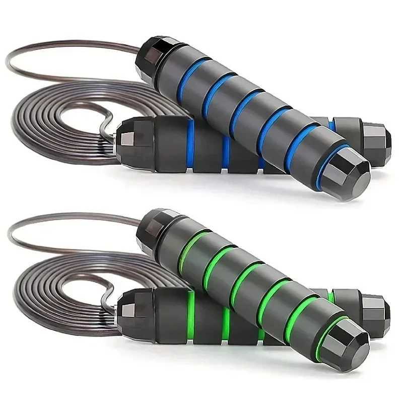 The New Jump Rope Steel Wire Skipping Exercise Adjustable Jumping Fitness Workout Training Home Sport Equipment Tangle-Free M260319