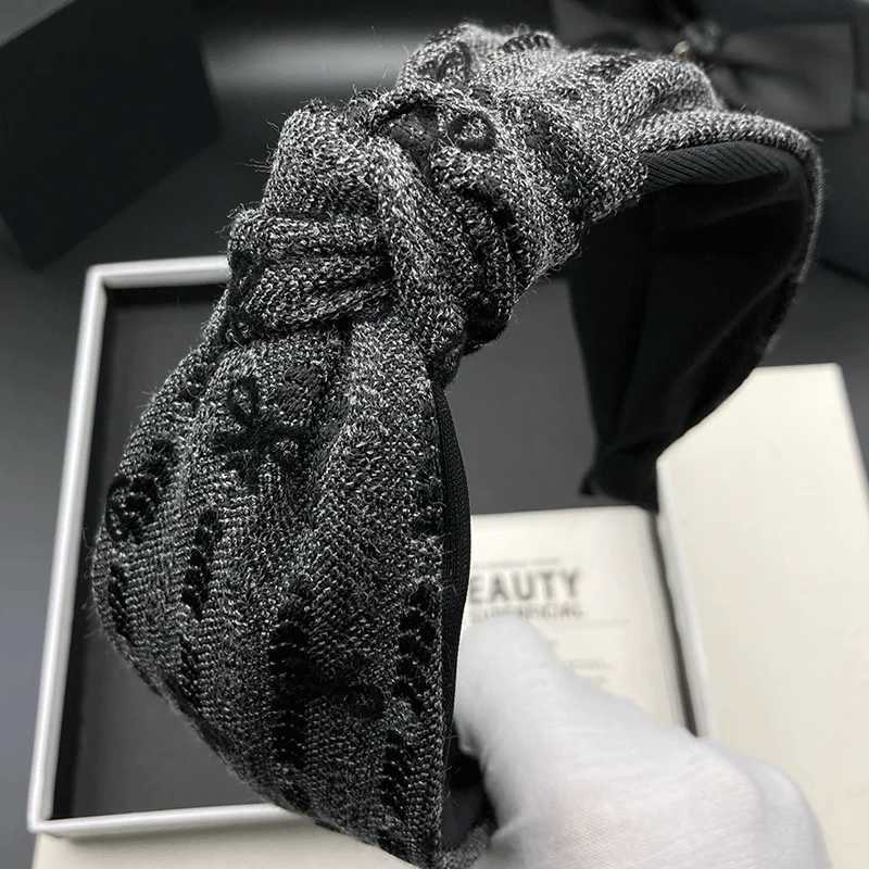 High end bow hook flower hair clip for womens fashion new high skull top headpiece with wide edge compression headband H260319