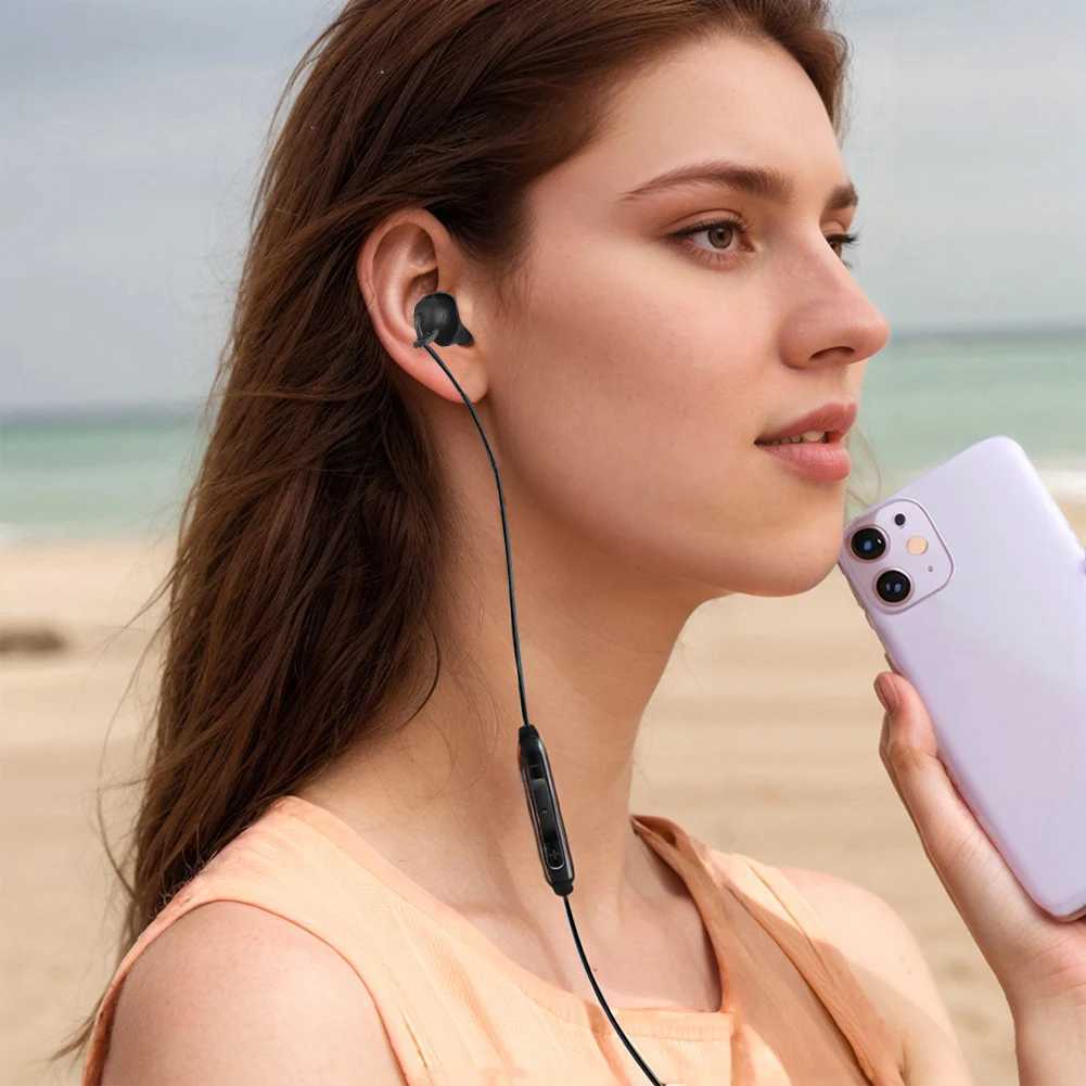 35mm Single Side Earbud Headsets Retractable Wired Headset No Microphone Mono Earplugs Wired Headset USB C Single Headphones D260319