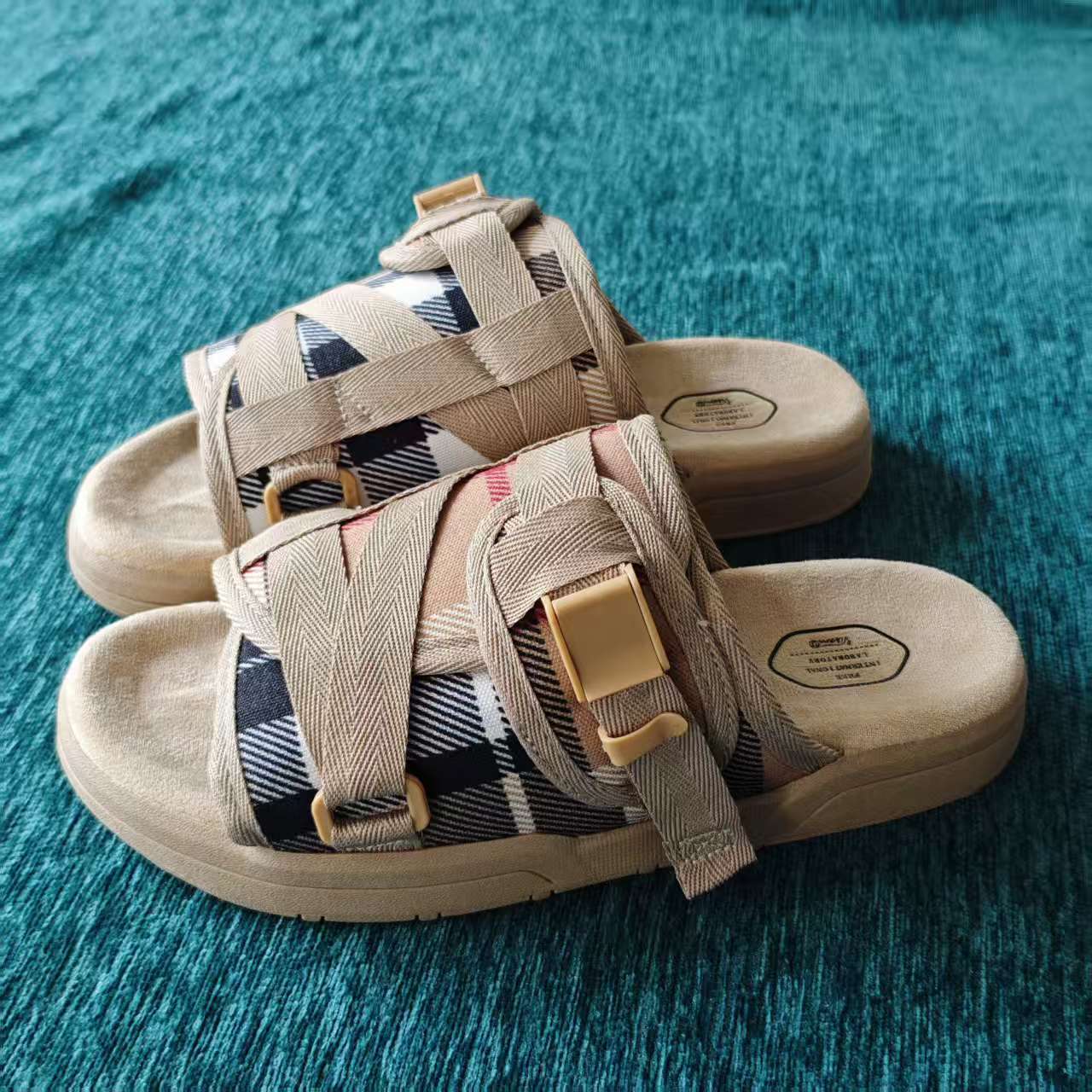 Vintage Slide Flip Flops Men Slides Women Multicolor Femme Casual Sandals Cozy Summer Beach Fashion Shoes Flat Slipper Gothic