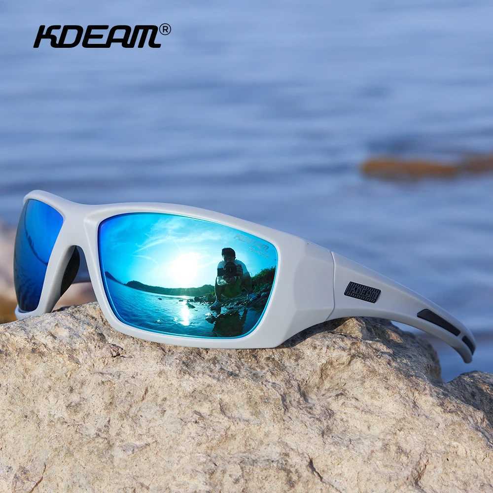 KDEAM Mens Cycling Sunglasses Polarized Great Elasticity Of TR90 Material Riding Sunglasses 12mm Thickness Polarizing Lenses H260319 - view 4