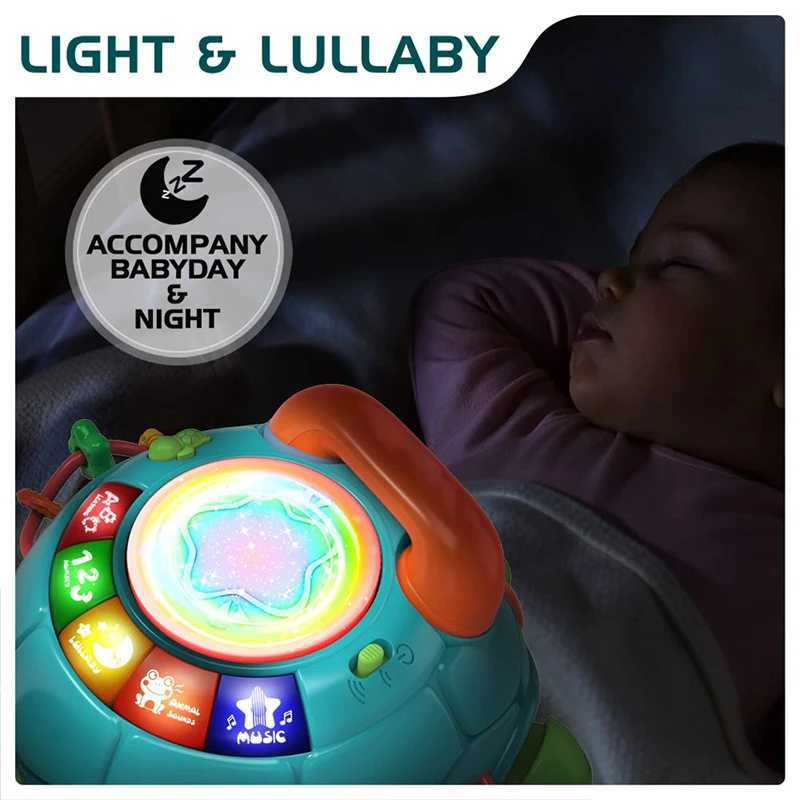 Baby Toys 6-18 Months Music Turtle Crawling Light Sound Music Toy Girl Boy Early Learning Educational Toys Infant Toddler Gifts Y260319