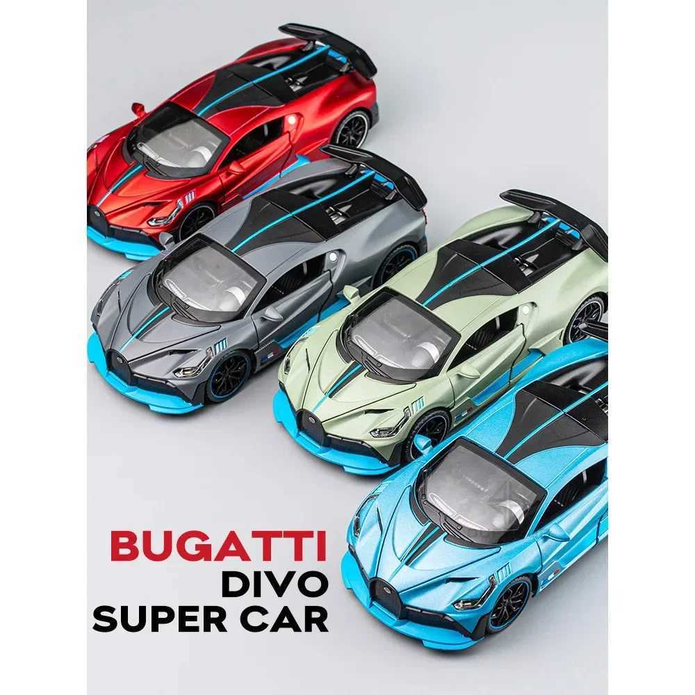 1/32 Alloy Diecasts Metal Toy Car Model Bugatti Divo Toy Vehicles For Boys Kids Christmas Fashion Ornament Collection Gift Y260319