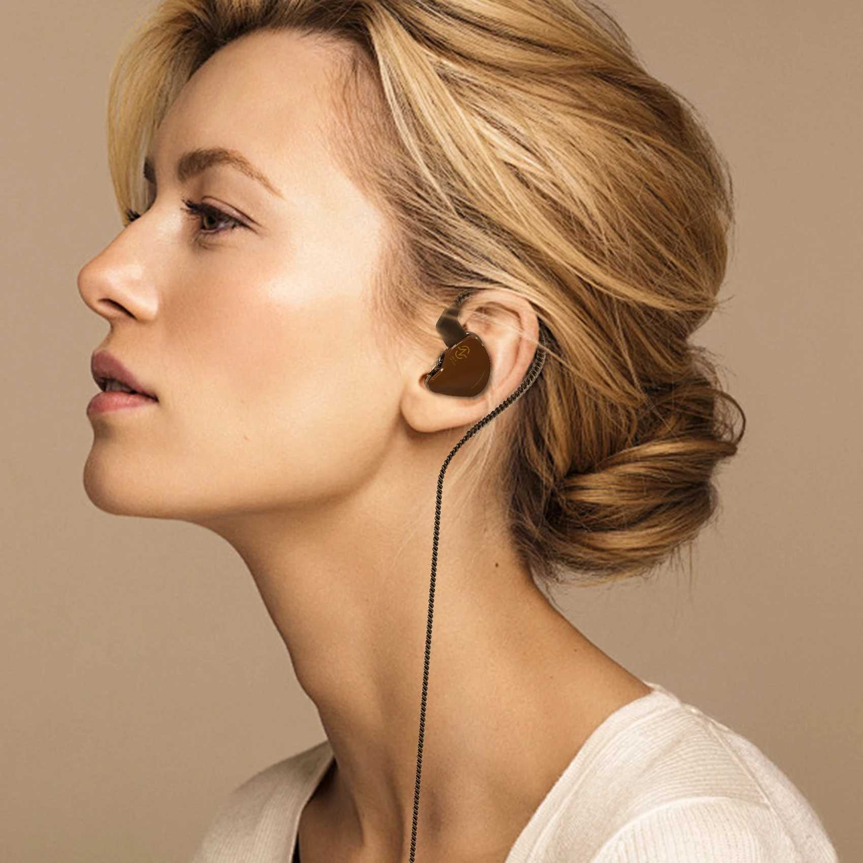 CCZ in ear HiFi bass immersive sound headphones for drummers musicians singers stage earplugs patented earplug headphones D260319