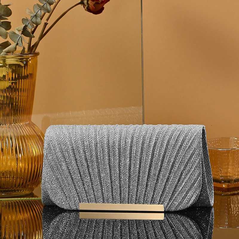 Wedding Bride Dinner Purse for Women Banquet Silver Clutch Bag Fashion Ladies Shinny Rhinestone Evening Bag W260319 - view 5