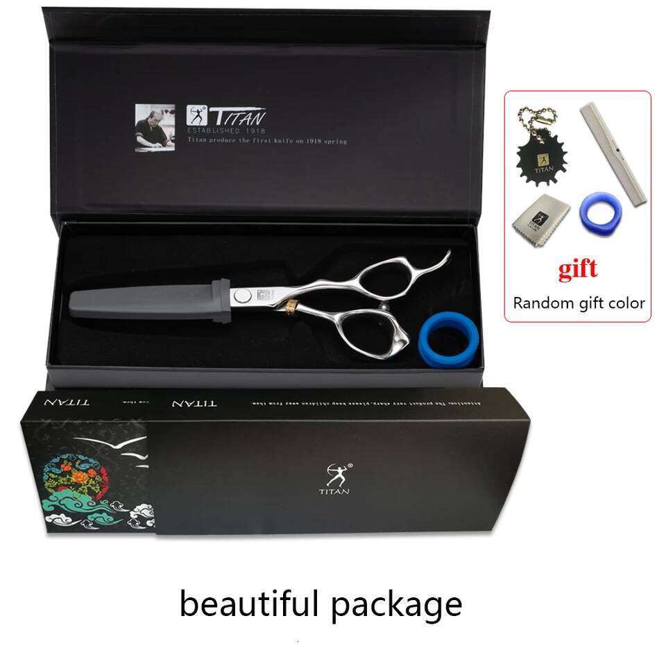 Titan barber scissors hairdressing cutting tools thinning shears for hairdressers 5.5,6.0,6.5 inch 440c steel 26Y0319
