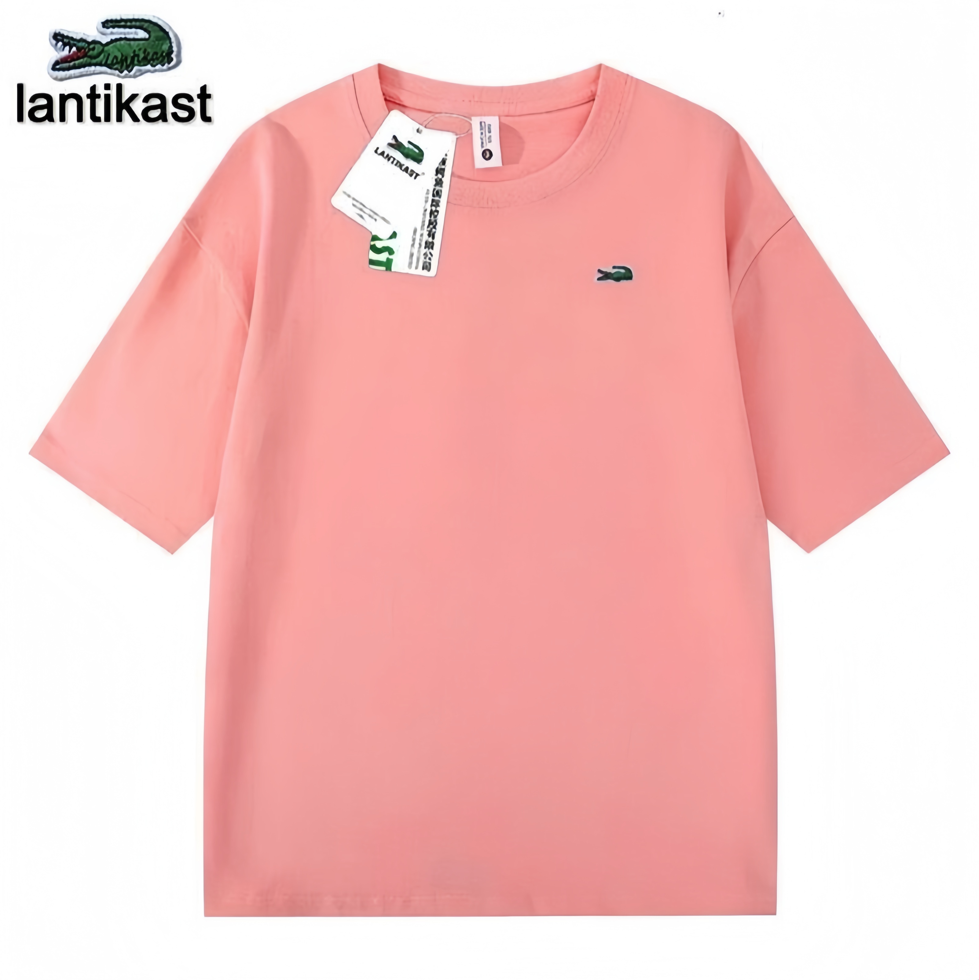 NEW Lacostly Crocodile Tshirt Men Polos Brand Men's Golf Shirt, Comfortable And Breathable In Quick Drying Fashion Short Sleeved Knitted Shirt, Men's T-Shirt