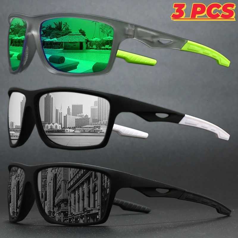 1/3PCS New Polarized Sunglasses for Men Outdoor Fashion Sports Fishing Cycling Eye Protection Sun Glasses Luxury Design Uv400 H260319 - view 4