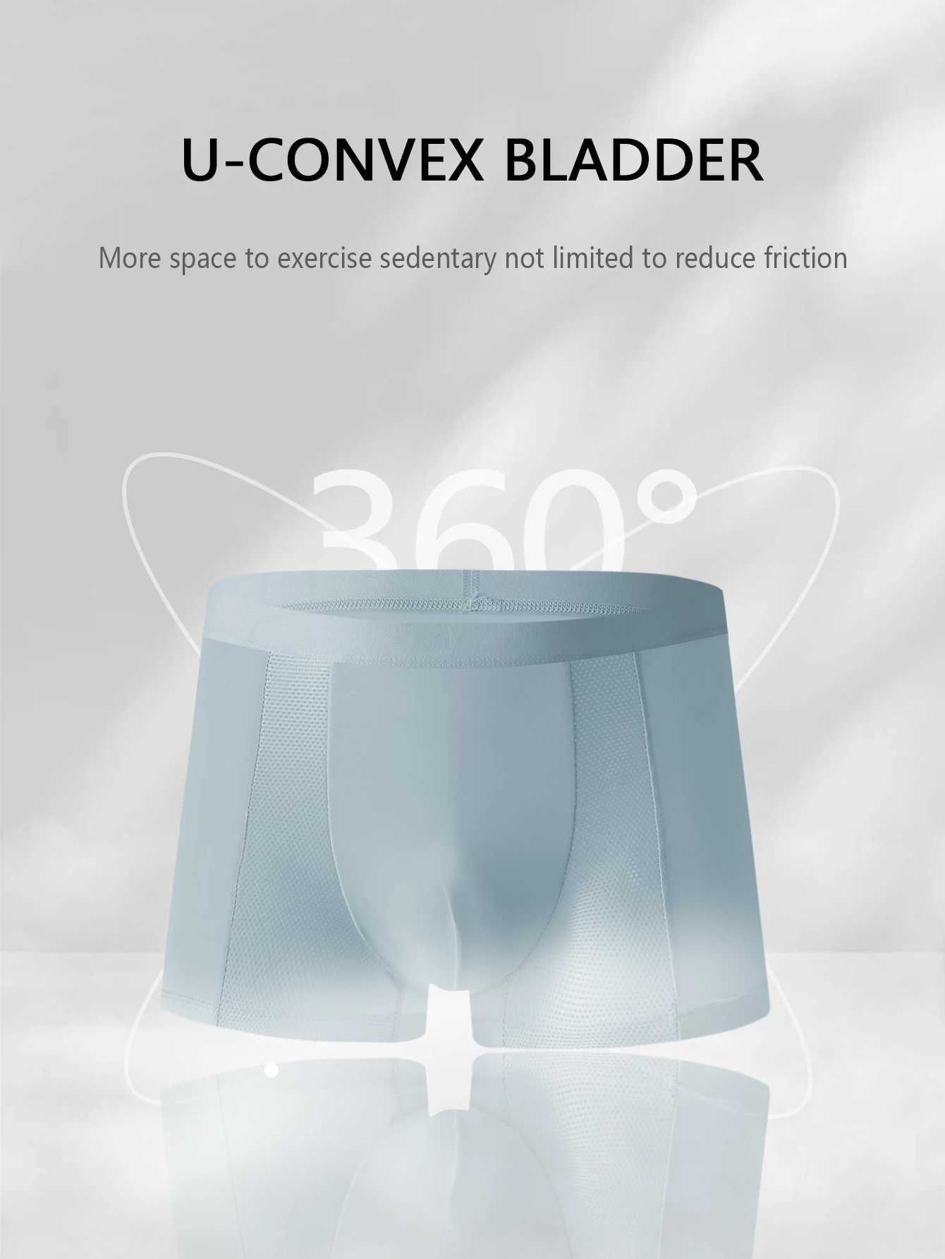 5 PCS Light-colored Mens Straight Pants - Soft and Non-Stuffy Made of Ice Silk Simple and Suitable for Daily Use D260319