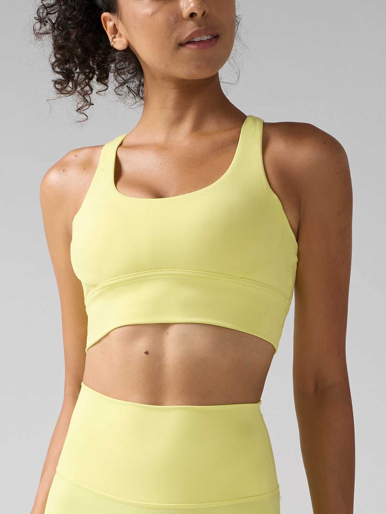 Solid Color Women Sports Bras Back Cross Sports Underwear High Shockproof Breathable Running Cycling Fitness Workout Yoga Vest Z20260319
