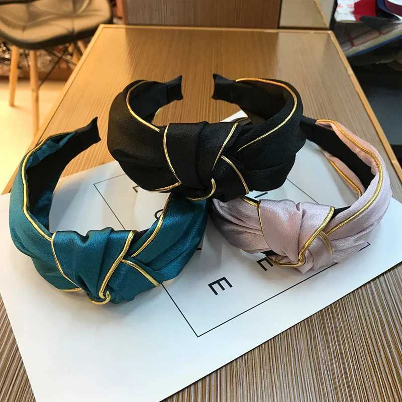 Solid Knot Headbands For Women Girls Wide Side Hairbands Hair Hoop Fashion Hair bands Female Head Bands Hair Accessories H260319