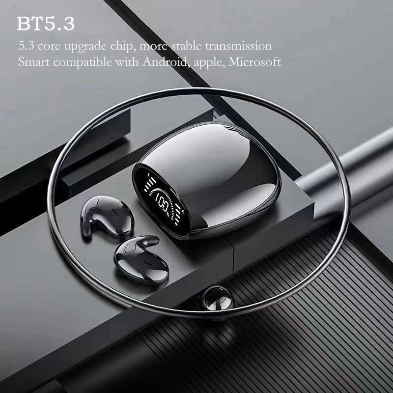 SK Ultra-thin Sleep Headphones 53 Wireless Bluetooth Headset Invisible Earbuds Hidden In Ear Button Sports Earphones Waterproof D260319