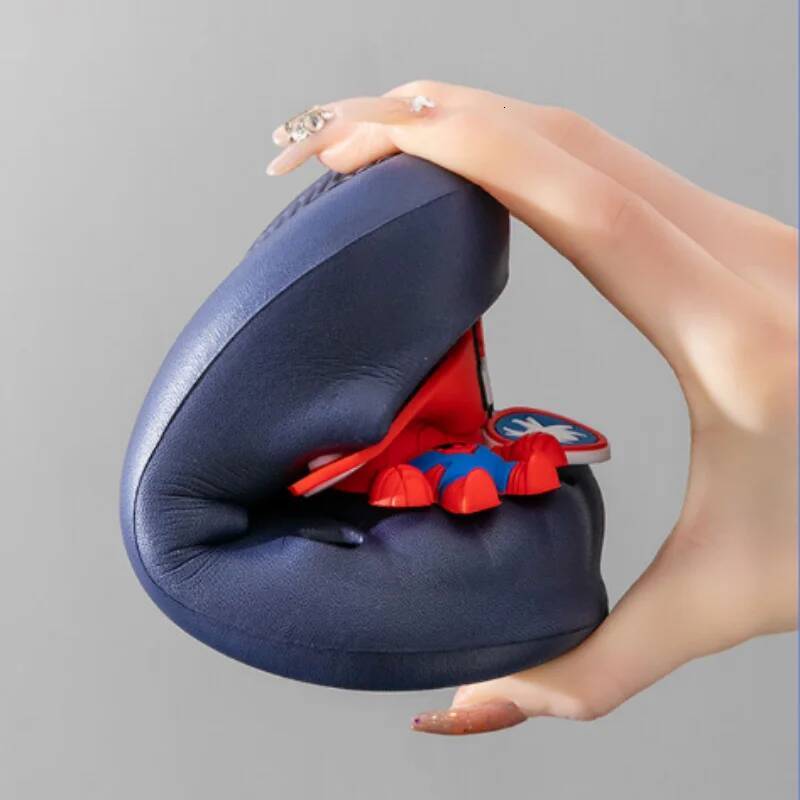 Designer Disney Disney Lightninged Waterproof Summer Slippers Outdoor Beach Holey Shoes Spider-Man Sandals EVA Flip Flops Gifts Size 18-29 Luxury