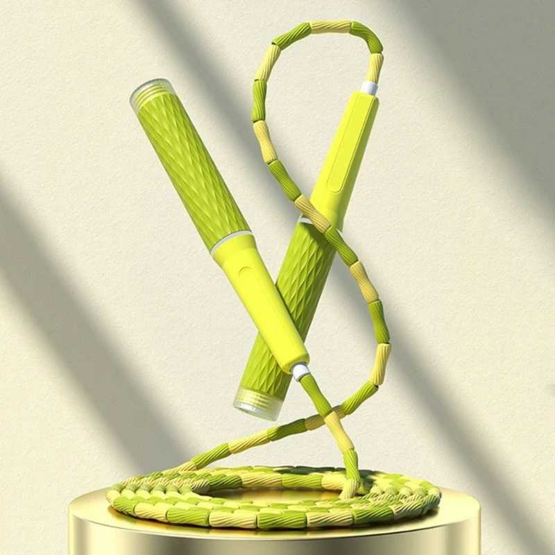 Beads Jumping Rope Adjusted Segmented Fitness Skipping Rope for Women Man Kid Jump Rope Workout and Weight Loss M260319