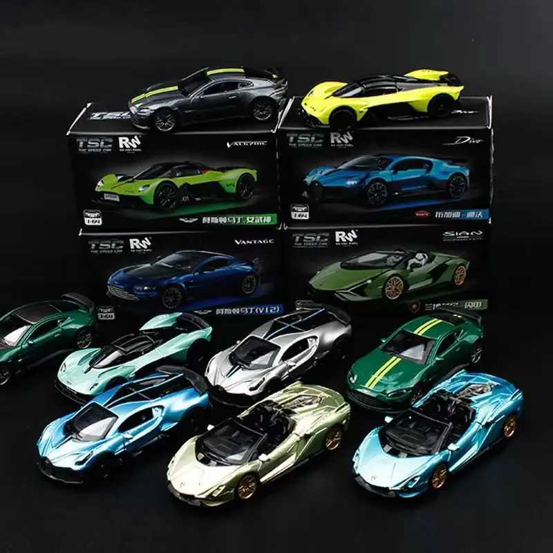 Tsc 164 Alloy Car Model Aston Martin Bugatti Simulation Children Toys Decoration Collectible Item Non-Radio Controlled Vehicle Y260319