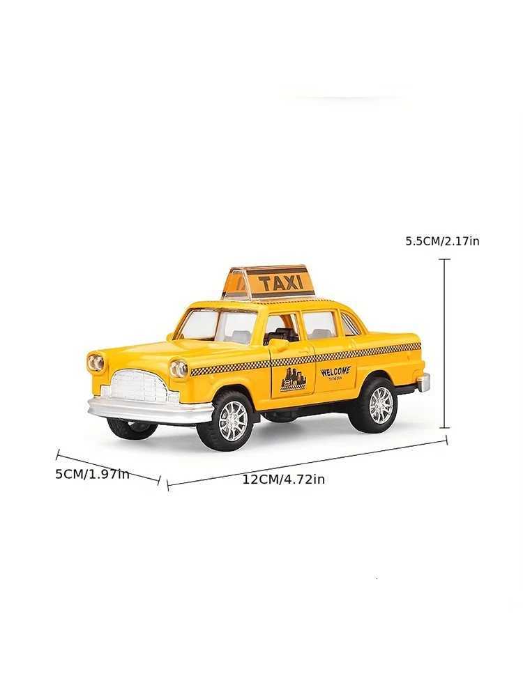136 alloy Thunderbird taxi model childrens toy car ornament springback car model boys educational toy Y260319