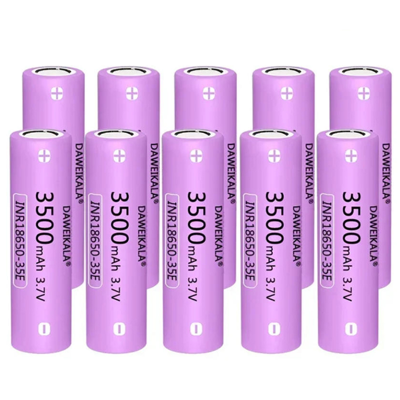NEW 18650 3.7V 3500mah Rechargeable Lithium Battery Capacity for Flashlight Toy Accumulator Cell Headlight Intercom Replacement Battery