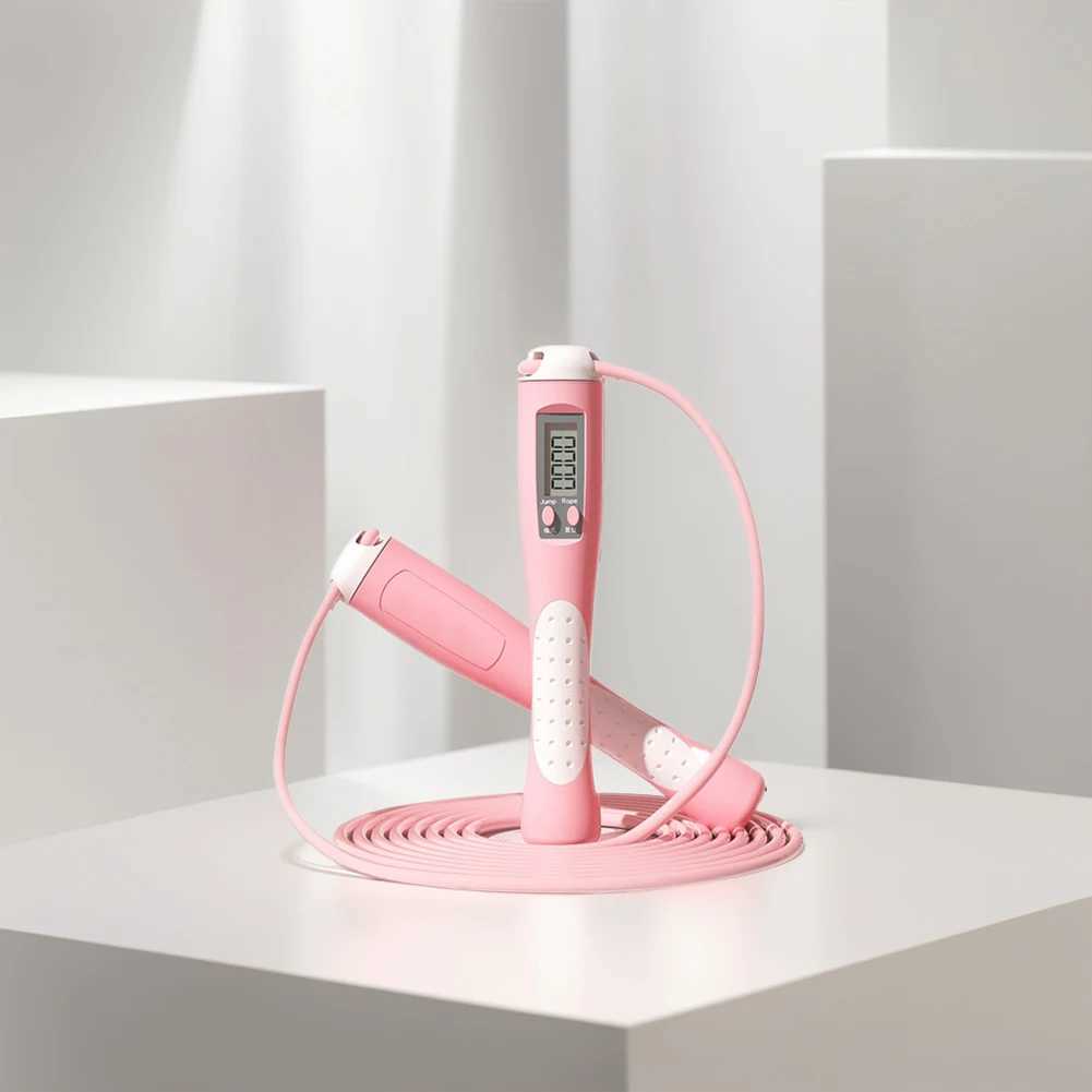 Counting Jump Rope Skipping Rope with Counter Digital Jump Rope Skipping Long Jump Rope for Gym Fitness Exercise M260319