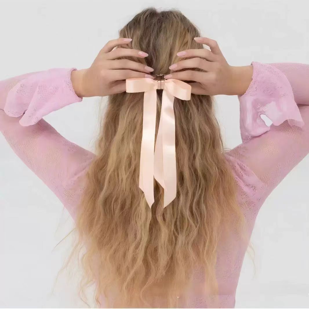 Product Bowknot Magnetic Claw Half-Up Magnet Clip for Women New High-End Back of Head Hair Accessory Magnetic hair clip