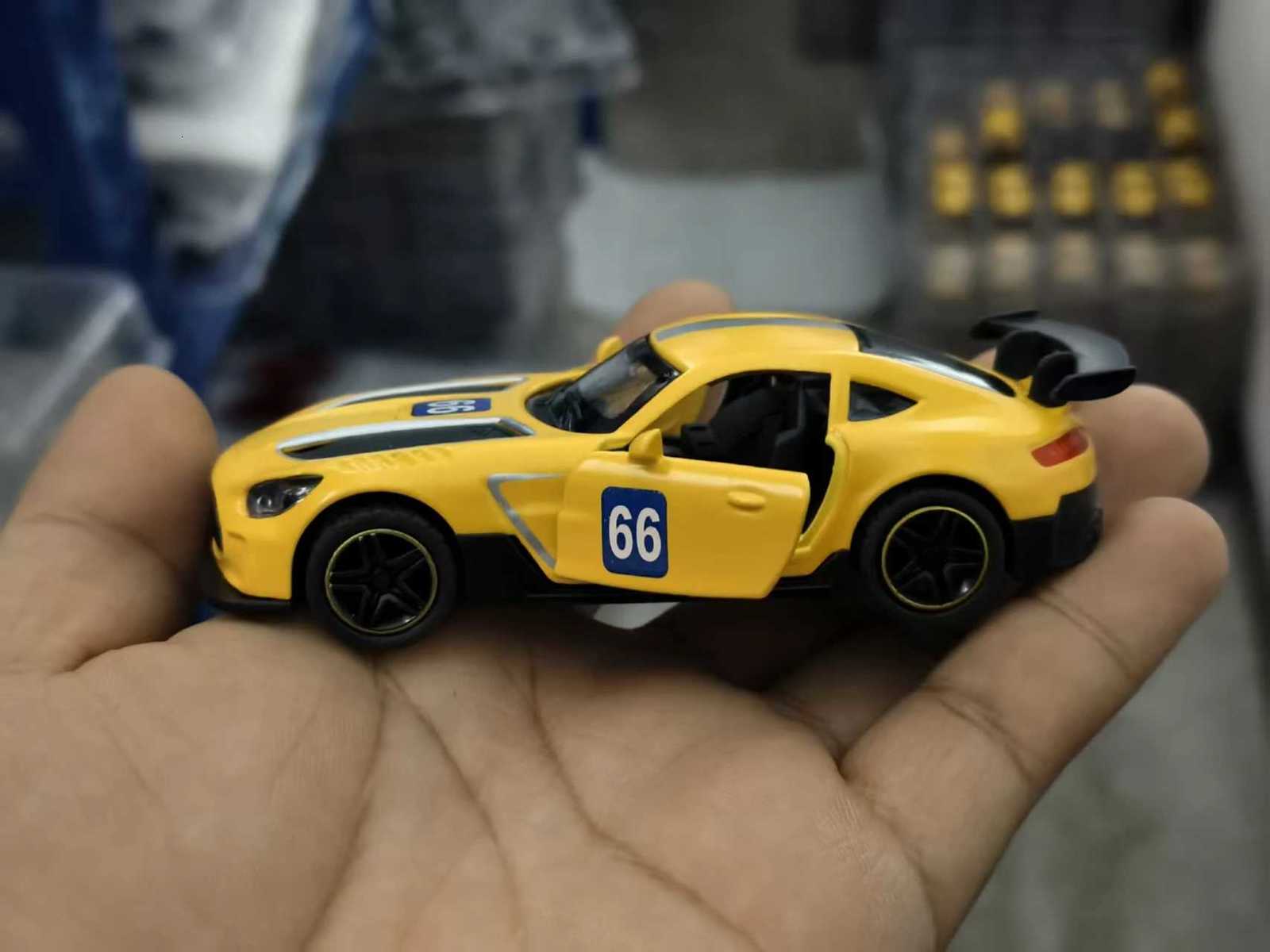 bagged143 Benz GT Racing Car Alloy Model Car Simulated vehicle children alloy car boys toy model car ornaments Y260319