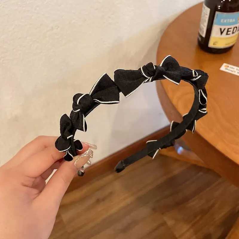 1pc Bow tie headband Korean style temperament small fragrance headband hair clip headband pressure hair accessory H260319