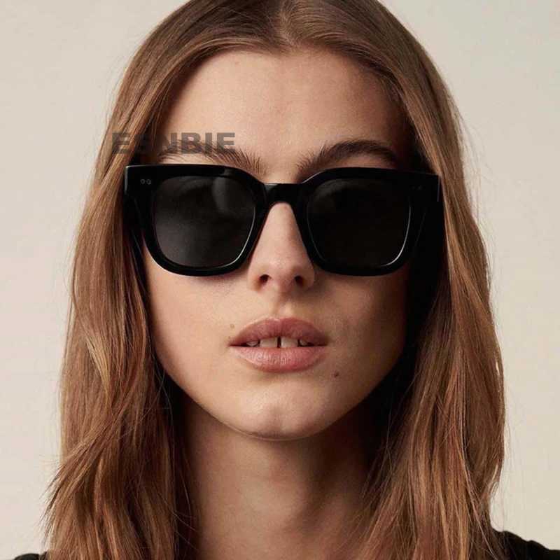 Chim 004 Designer Black Acetate Large Sunglasses For Men WomenS Polarized Square Frame Eyewear Flat UV400 Protection Shades H260319 - view 3