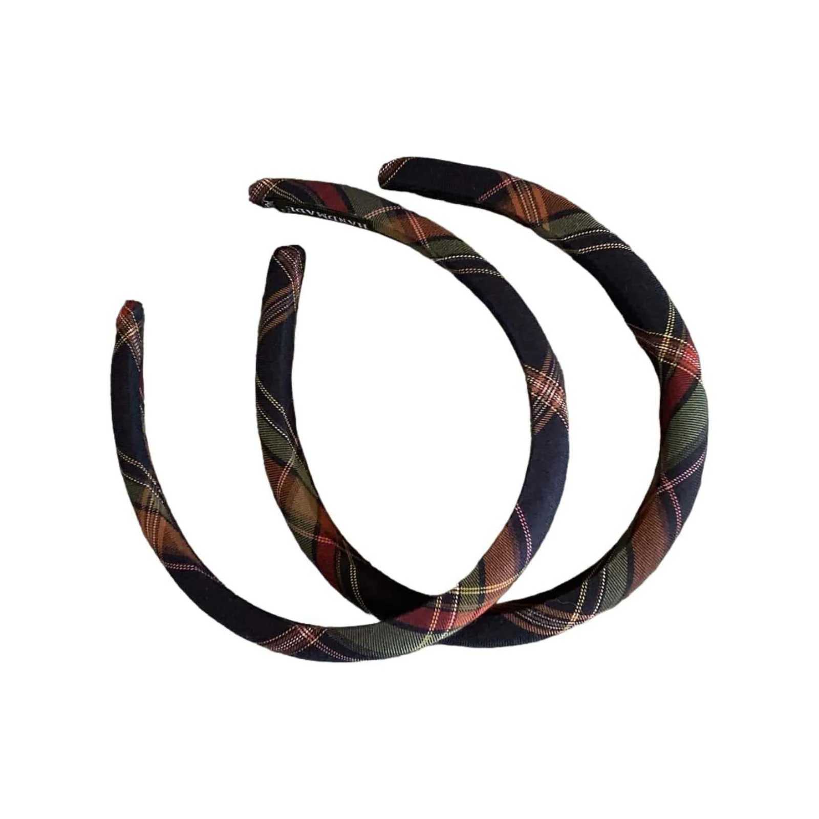 1PCS Classic Khaki Checkered Headband Retro British-Style Hair Hoop High-End Hair Clip for Hair Styling Sponge Hair Accessory H260319