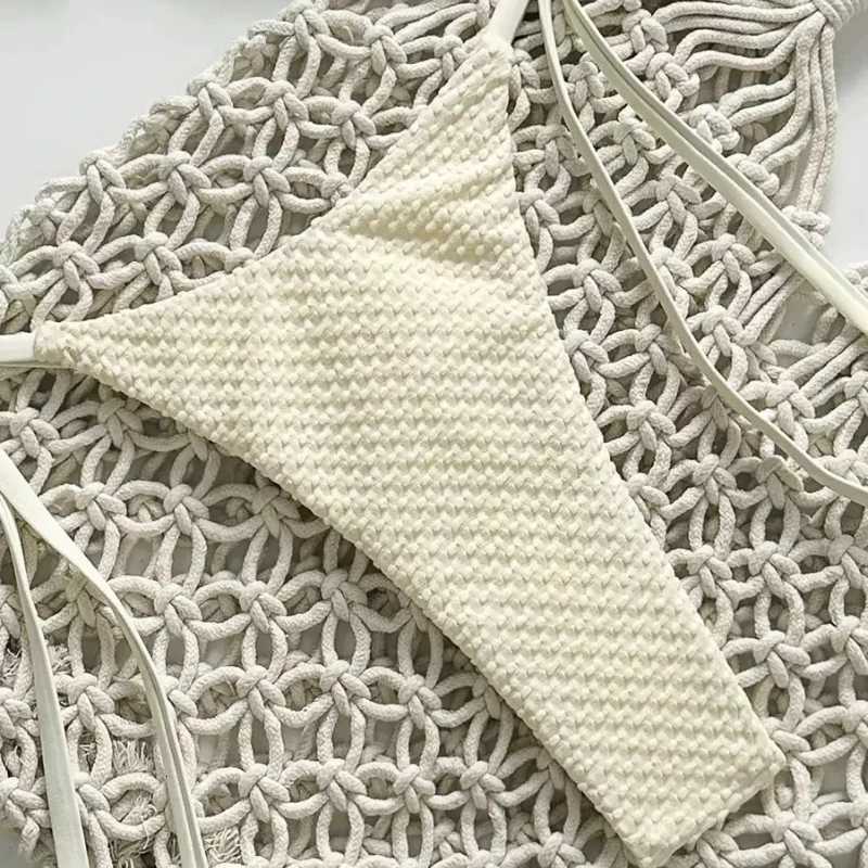 Solid Color Tie Side Bikini Set Women Sweet Sexy Minimalist Fashion Two Piece Swimsuit for Beach Vacation ResortT260318