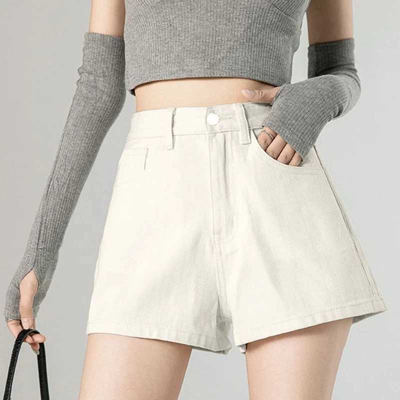 2026 Summer Hot Sale Classic Designer Female Jeans Lady High Waist Solid Denim Shorts Girls Comfortable Daily Short Pants M260319