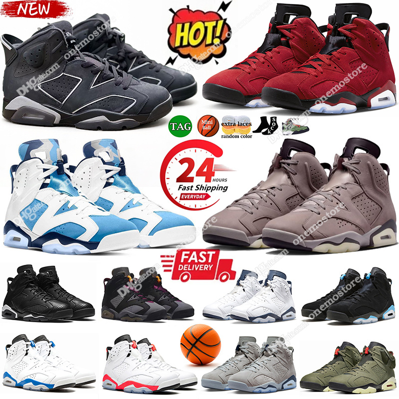 New 6s Cap and Gown SP Basketball Shoes 5 outdoor shoes Black Metallic Fire Red British Khaki UNC Blue Pink Silver Yellow Goldd Brown Green Bronze Sports Trainers