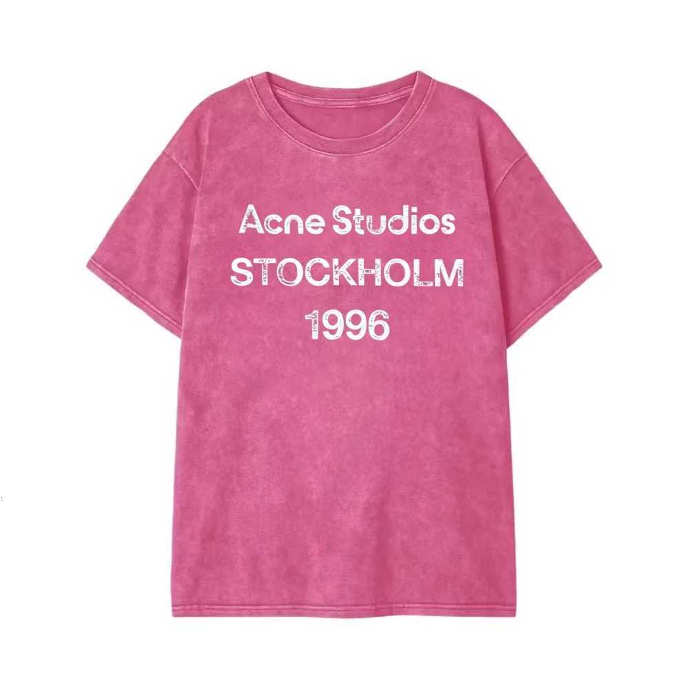 Summer Fashion Luxury Brand Letter-printed T-shirts Mens and Womens Cotton washed T-shirts Short-sleeved Unise Top X260316
