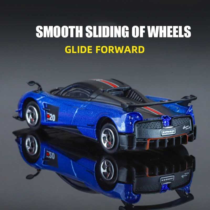 KMM 164 Scale Pageni Huayra BC Racing Sports Car Alloy Diecast Exquisite Miniature Model Kid Gift Merry Christmas Collect Decor Y260319