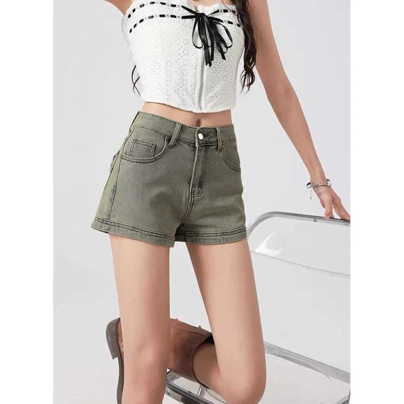 2026 Summer Casual Designer Girls High Waist Jeans Women Korean Fashion Thin Denim Shorts Lady Y2k A-Line Short Pants M260319