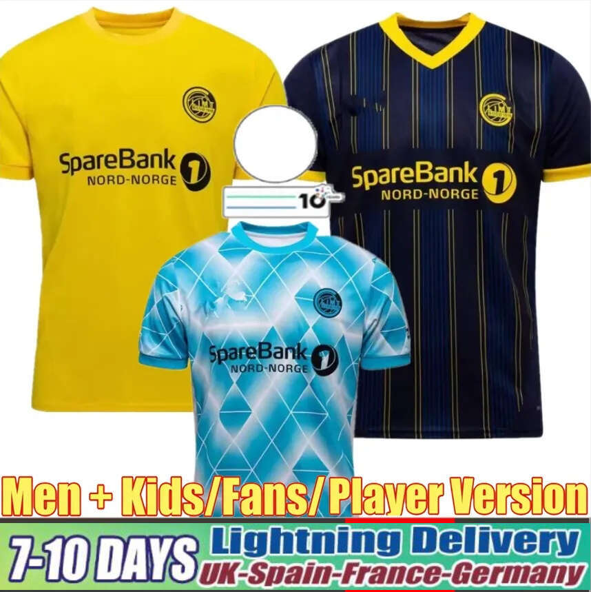 Bodo Glimt Jersey 25 26 FK BODO GLIMT EUROPA Hauge Soccer Jerseys 9 HOGH 10 HAUGE 19 FET 2025 2026 Bodo/glimt Home Yellow Football Jersey Shirt Kit KIDS TOP Hogh Fet