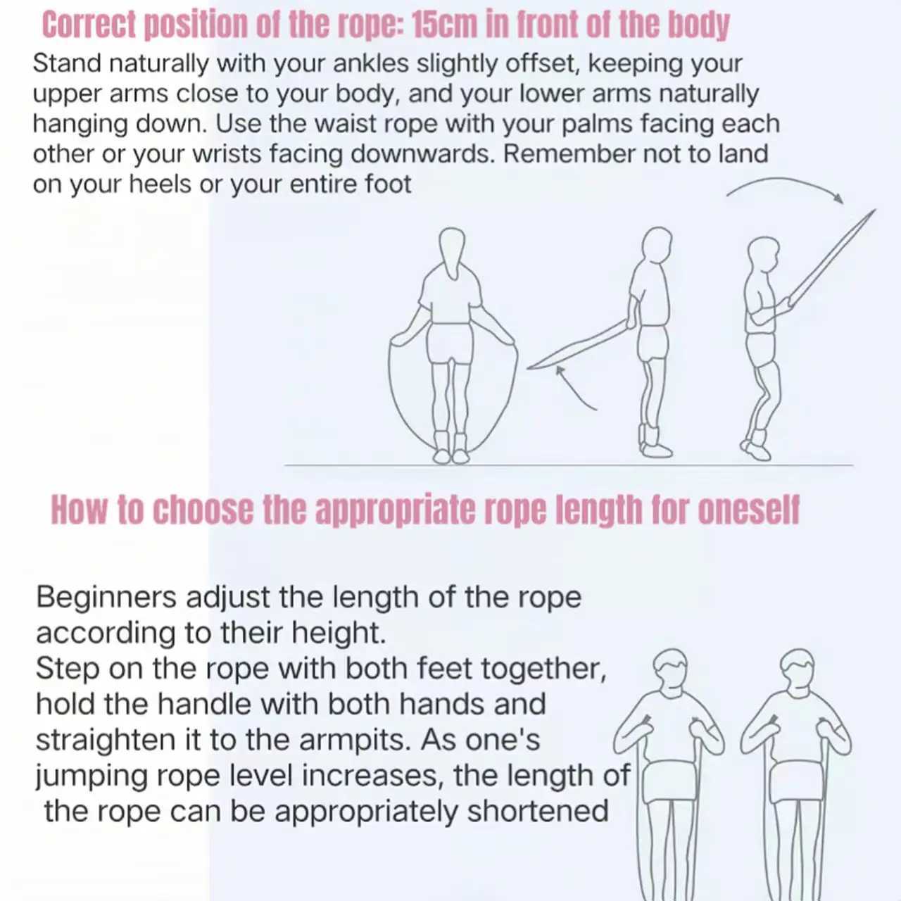 28-meter skipping rope adjustable design for children and adults without tangles soft bead rope beginner adjustable length M260319