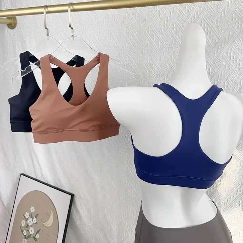 Fitness Yoga Sport Bras High Strength Beautiful Back Yoga Bra Shockproof Breathable Running Pilates Training Fitness Vest Z20260319