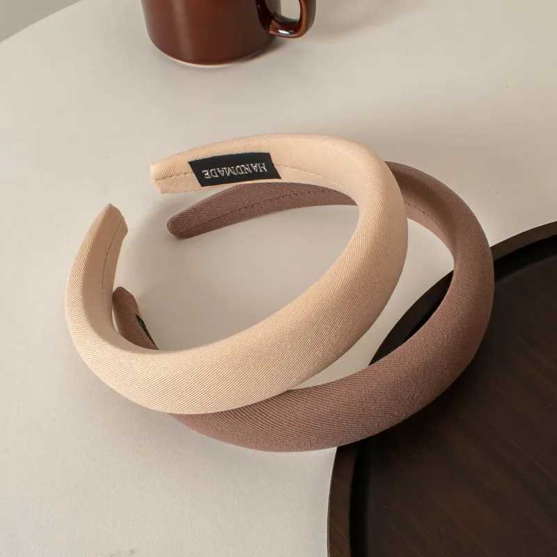 Wide-brimmed Fabric Autumn/winter Hairband Women Wild Go Out Korea Sweet Headband Press Hair Hairband Headband Hair Accessories H260319