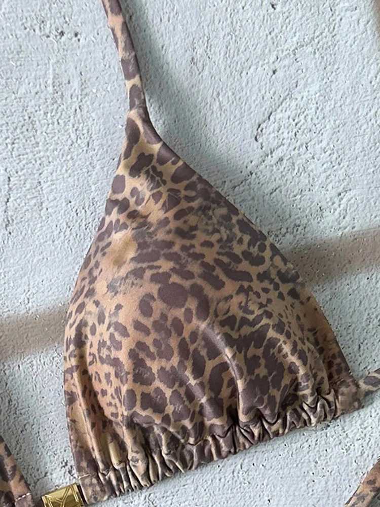 Sexy Leopard Push Up Bikinis Two Piece Bathing Suits 2026 Micro Bikini Sets Women Swimsuit Beach Wear Thong Swimwear for FemaleT260318