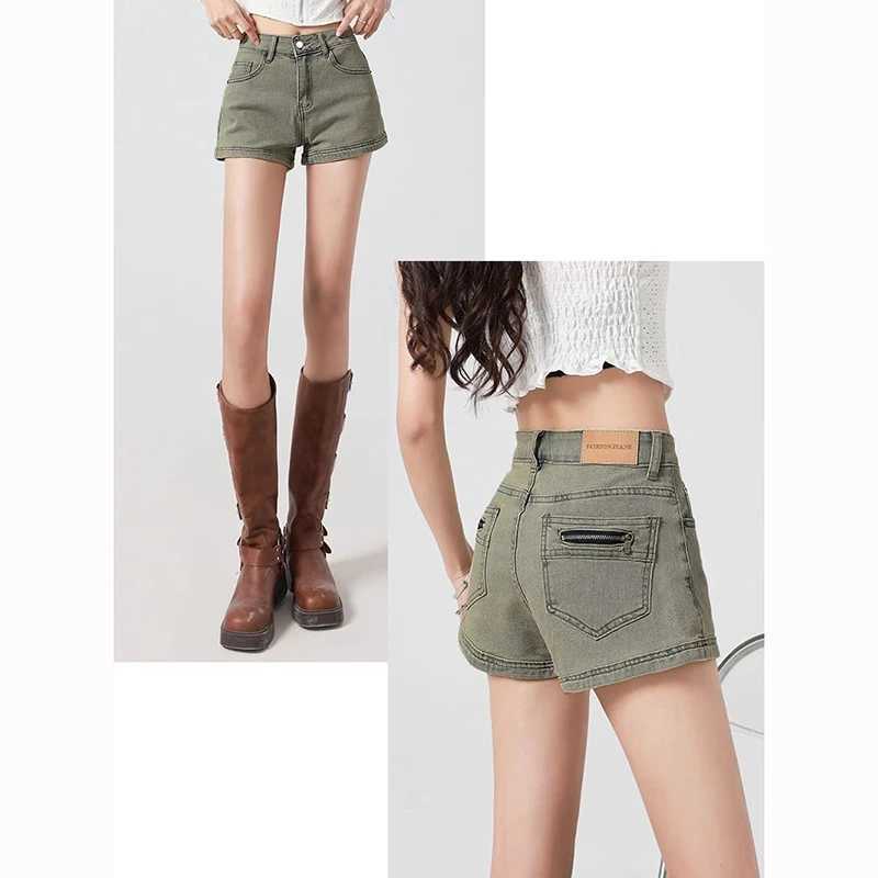 2026 Summer Casual Designer Girls High Waist Jeans Women Korean Fashion Thin Denim Shorts Lady Y2k A-Line Short Pants M260319