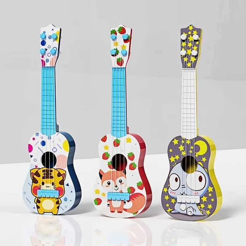 Blue Guitar Music Toy Suitable for Children Aged 0-3 And above Age Infants Early Education Musical Instrument Toy Y260319