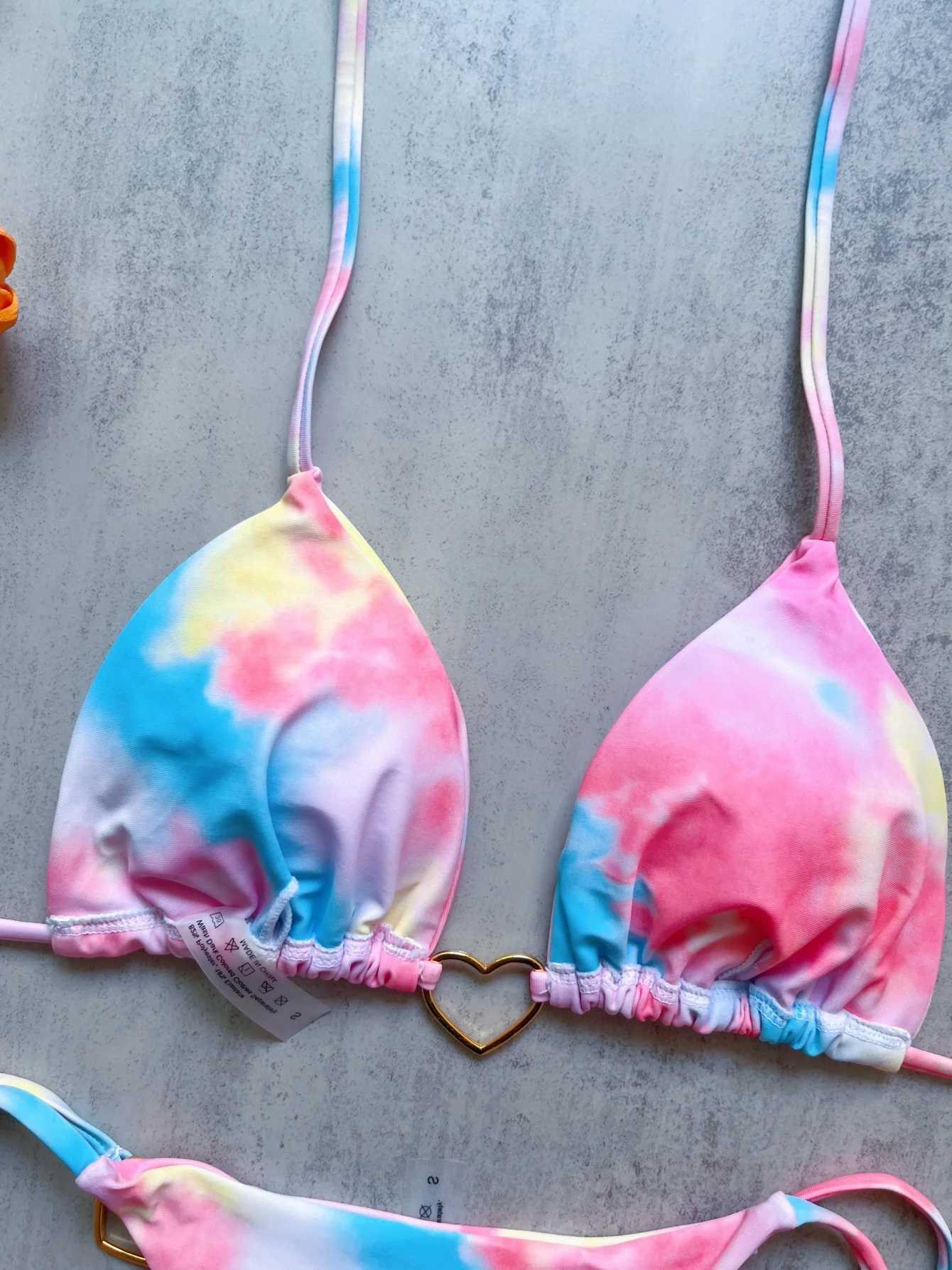 2026 Micro Bikinis Push Up Women Swimsuits Sexy Swimwear Brazilian Bikini Set Thong Biquini Print Swimsuit Summer BeachwearT260318