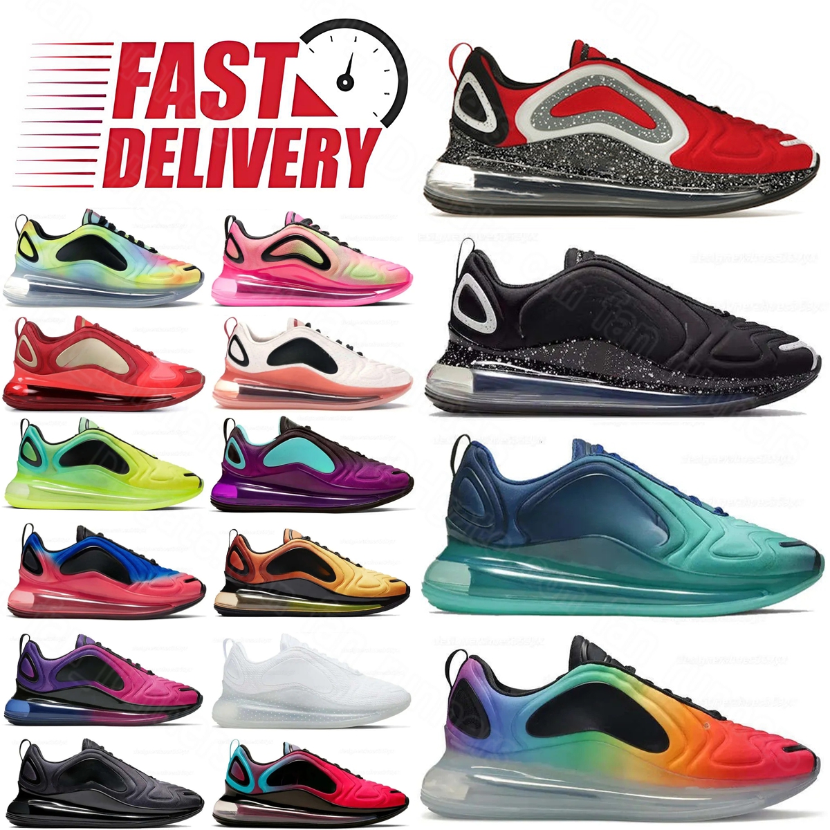 Designer 720 Running Shoes Mx720 Sports Sneakers Undercover Red In Three Colors Red Black White Pink Wear Resistant With Box Packaging shoes