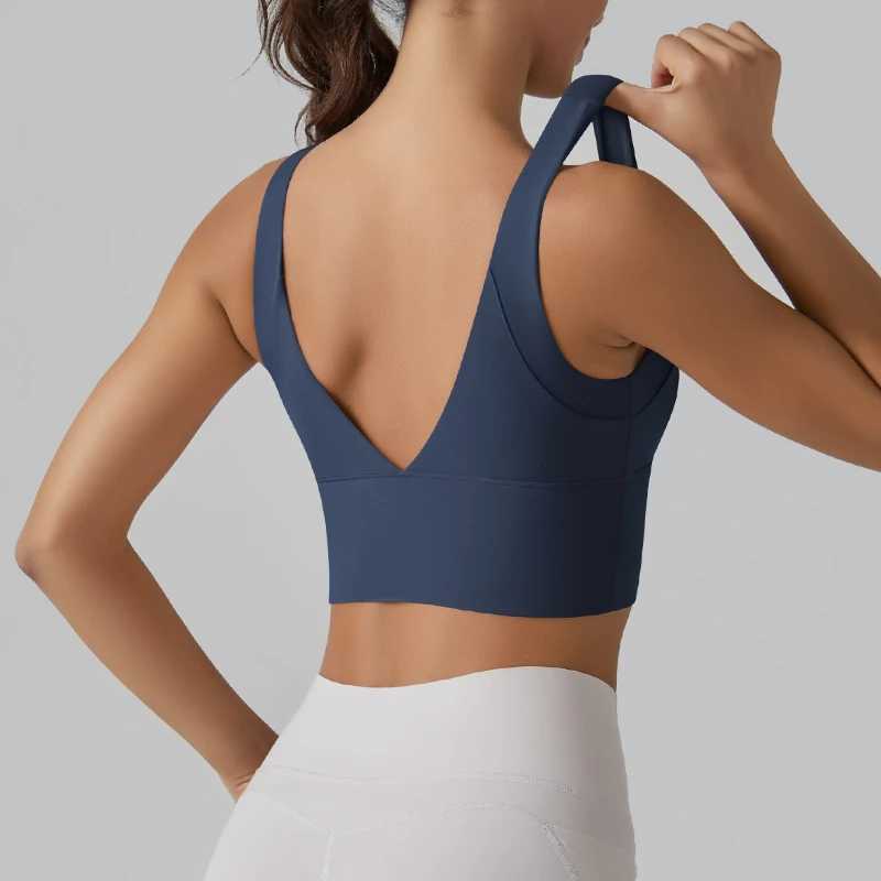 Summer New Yoga Tank Top Sexy Fitness Yoga Underwear Womens Sports Bra Push Up Fitness Bra Running Gym Fitness Tops Z20260319