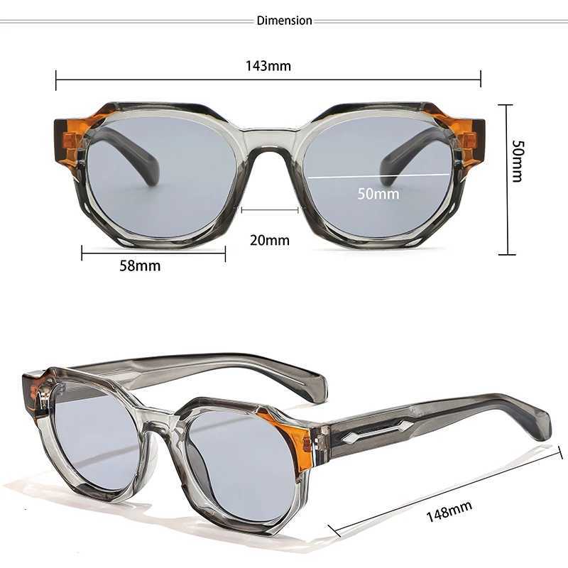 HBK Fashion Punk Sunglasses for Menluxury Brands Polygon Core Insert Leg Sun Glasses Women Summer Beach Party Ideal Choice H260319 - view 6