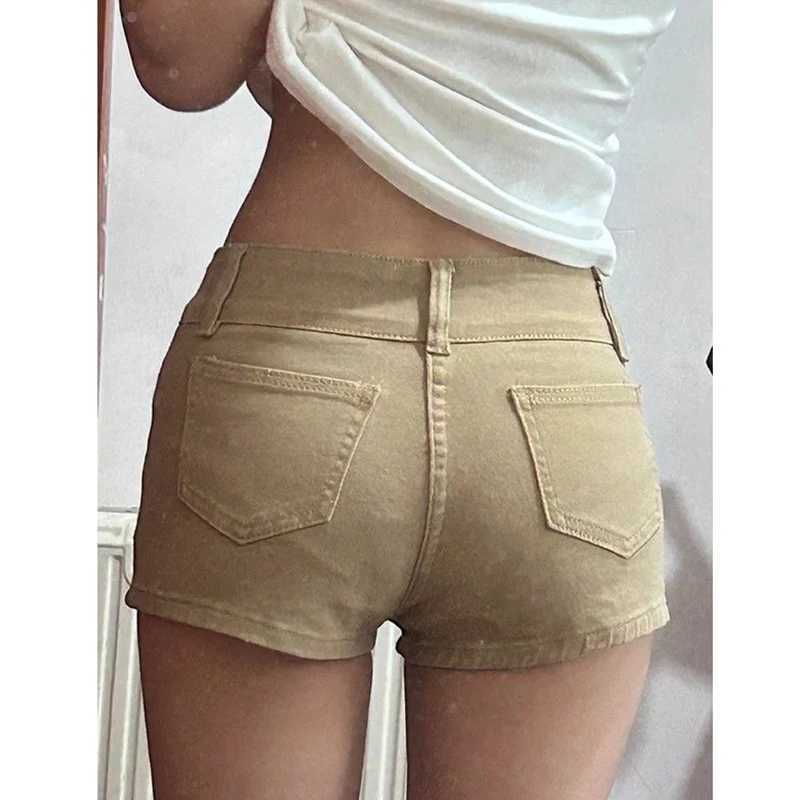 Summer Lady Fashion Thin Casual Denim Shorts Girls Korean Solid Mini Denim Pants Female Classic High Waist Short Jeans M260319