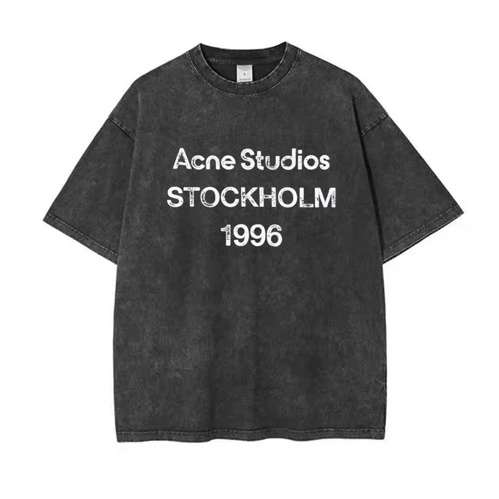 Summer Fashion Luxury Brand Letter-printed T-shirts Mens and Womens Cotton washed T-shirts Short-sleeved Unise Top X260316