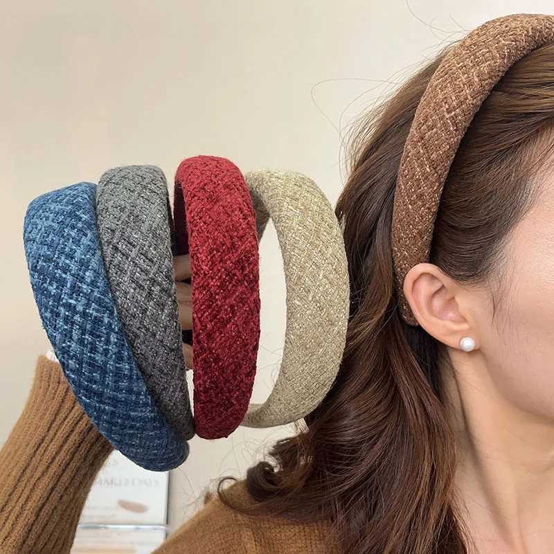 2026 Winter Korean Fashion Hairbands Headband Women Girls Scrunchies Hair Head Hoop Band Accessories Headdress Headwear Ornament H260319
