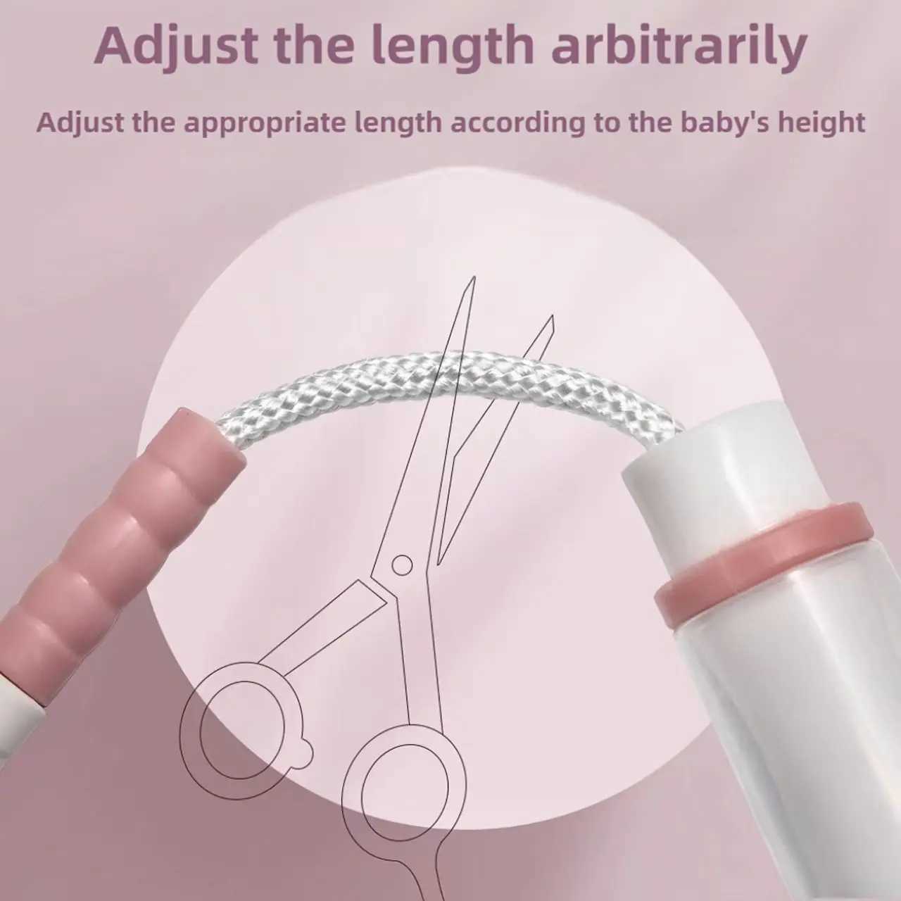 28-meter skipping rope adjustable design for children and adults without tangles soft bead rope beginner adjustable length M260319