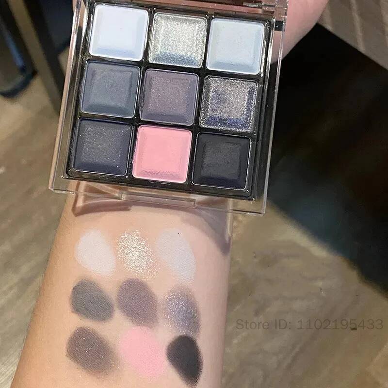 Bestseller 9 Colors Smoky Black Pink Makeup Pallete Matte Chocolate Brown Eye Shadow Palette Shimmer Shiny Eyeshadow Cosmetics Ddmyhappy
